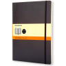Блокнот MOLESKINE Classic Soft XLarge, линейка, черный QP621