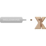 Шильд-символ MOLESKINE PINHEARTGOLD сердце